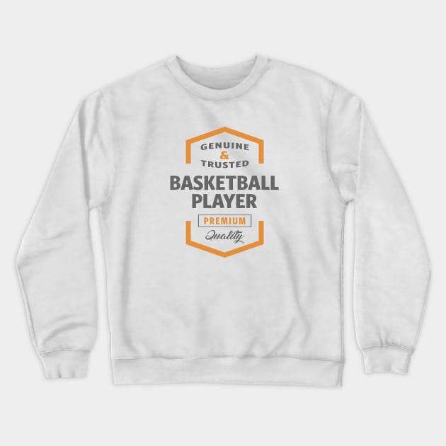 Basketball Player Crewneck Sweatshirt by C_ceconello